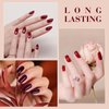 CANNI Red Gel Nail Polish Set - 6 Colors Bloody Mary 9ML Collection Popular Dark Red Burgundy Gel Polish Kit Nail Art Design Soak off UV LED Nail Gel DIY Manicure All Seasons Nail Salon