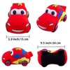Xshelley 9.5 inch Car Plush Toy, Car Shaped Plush Pillow, Super Cute Car Plush Cushion, Racing Car Stuffed Doll Great Gift for Kids Birthday Party