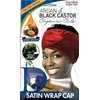 DONNA Argan & Black Castor Treatment Satin Wrap Hair Wrap for Sleeping Cap 1PC, PURPLE COLOR