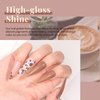 Beetles Gel Nail Polish Set, Coffee Cafe Collection Brown Neutral Beige Mauve Color Gel Polish Kits for Nail Art Manicure Kit Soak Off Uv LED Nail Lamp Gel Gifts Set