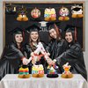 9PCS Graduation Party Decorations Class of 2023-Congrats Grad Table Centerpiece Congratulate Graduation Honeycomb Table Toppers for Graduation Party Supplies