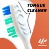 4K Logistics Reach Advanced Design Adult Toothbrush with Soft bristles (3 Pack of 7 Count Each) | Effectiveness, Softness & Cleaning | Hygiene Routine | 21 Count Total