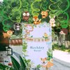 Anor Wishlife 30Ct Woodland Animals Decorations,Forest Animal Decorations,Fox Hanging Swirl Ceiling Streamers Decorations for Girls,Boys,Kids Home,Classroom,Baby Shower,Office
