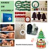 Mievayo 3D Puzzle Christmas Tree DIY Music Box Kit Mechanical Model Wooden Puzzles for Adults、 Boys and Girls Birthday Gifts