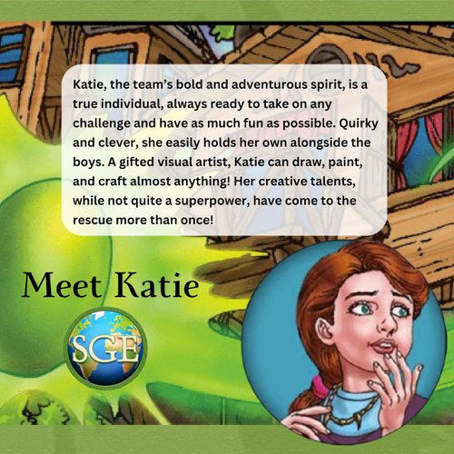 Spartan & the Green Egg Katie Action Figure Includes Accessories, Peru Collectible Explorer Pin, Hat, Handbag, Pen, Notepad
