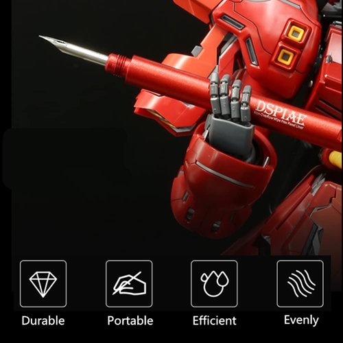 ZEZEFUFU Panel Line Accent Pen with Extra Stainless Steel Nib Model Tool Set Panel Line Accent Pen Assembly Model Tools