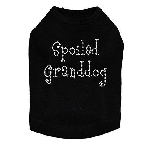 Spoiled Granddog Dog Shirt M BLACK