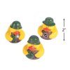 One Dozen (12) Camoflage Rubber Duck Party Favors