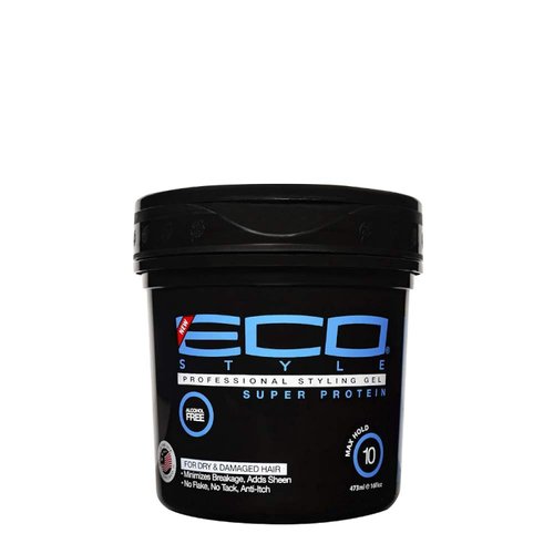 Eco Style Styling Gel Super Protein, Black, 16 Ounce
