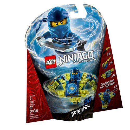 LEGO NINJAGO Spinjitzu Jay 70660 Building Kit (97 Pieces)