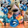 40 PCS Shark Birthday Balloons Shark Party Balloons Shark Birthday Decorations Blue Balloons Shark Party Supplies