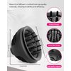 Wave+Curl Diffuser for Dyson Hair Dryer, Upgraded Diffuser Attachment for Dyson Supersonic or Supersonic Nural Hair Dryer HD16 HD15 HD12 HD08 HD04 HD03 HD02 for Wavy Curly or Coily Hair
