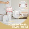 2.6 Gallon Small Trash Bags, Magesh 2.6 Gallon Trash Bag Strong, Leakage-Free, Small Garbage Bags 2.6 Gallon Unscented Thick for Bathroom, Office, Kitchen Small Trash Can, 100 Bags, Clear