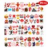 Canada Temporary Tattoos Sticker for Kids Birthday Party Supplies Decorations Party Favors 100PCS Tattoo Maple Syrup Canadian flag Canada Travel Themed Cute Kids Boy Gifts Ideal School Prizes Rewards