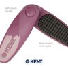 Kent KCR10 "Create" Folding Hair Brush for Styling Short Hair, Travel Brush for Women, Travel Hair Brush for Men, and Anti Static Hairbrush - Scalp Stimulating Nylon Bristle Hair Brush in Purple