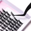 DSLONG Manga Lashes Natural Look Individual Lash Wispy Silky Anime Eyelashes Cluster Japanese Cosplay False Eyelashes Reusable, Look Like Extensions DIY At Home