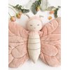 MON AMI Bettina The Butterfly Stuffed Animal – 16” Pink, Plush Bug Toy for Kids, Plush Animals for Birthday Nursery Décor