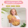 zxmbeddings 17.7”Peanut Stuffed Animal Plush 3D Simulation Vegetable Throw Pillow Toy