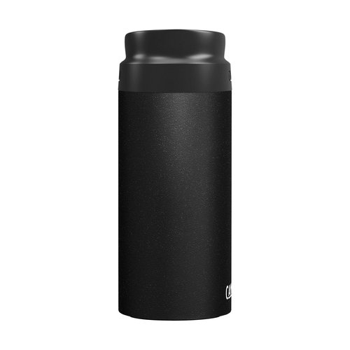 CamelBak Forge Flow Coffee & Travel Mug, Insulated Stainless Steel - Non-Slip Silicon Base - Easy One-Handed Operation - 12oz, Black
