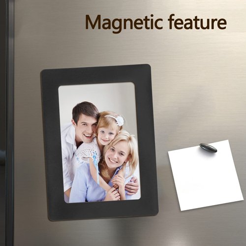 FYY Picture Frame 8x10, 5 Pack Magnetic Photo Frames for Refrigerator, Magnetic Picture Frames suitable for Fridge, Dishwasher, Locker and Office Cabinet, Horizontally or Vertically