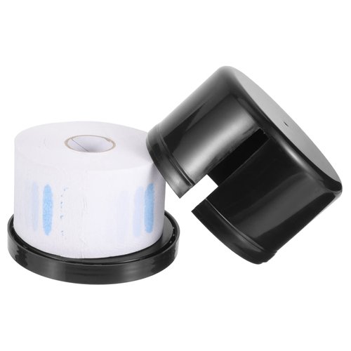 MERRYHAPY 1 Set Barber Neck Strip Dispenser Box with Neck Strips Convenient Neck Paper Holder for Salons and Barbershops Easy to Use Neck Strip Storage Solution