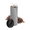 bobble French Coffee Presse, On-The-Go use, Quick Brew, Slim Design, Triple Wall Insulation, 14 oz (Stainless Steel)