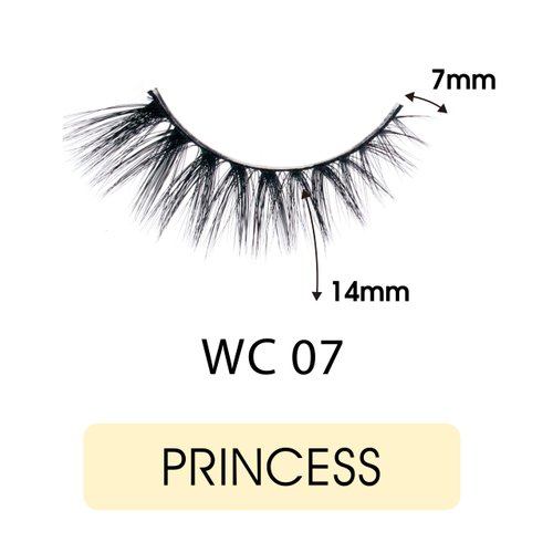 CATTITUDE 3D LASHES Princess Wild Cat False Eyelashes, Lightweight & Reusable, Cruelty-Free