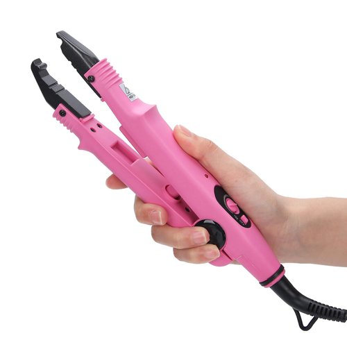 Brrnoo Hair Extension Fusion Bonding Tool, Ceramic Heater Surface Hair Iron for All Types of Hair Extensions, #2, 2.5m Cord, 25W