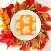 Autumn Paper Napkins 50 printed fall decorations Party Supplies Disposable Bar Napkins Suitable for thanksgiving party, engagement, baby shower, celebration party.6.5 x 6.5 inches