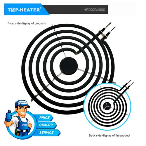MP21YA Electric Stove Burners Replacement,Upgraded TOP-HEATER 234000 8" Electric Range Burner Element Unit Set For Whirlpool KitchenAid Norge,Fit MP22YA Range Stove Burner Top Surface Element,1Pack