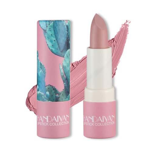 XINGXYUEL Matte Nude Lipstick Silky Velvet Lip Gloss Nude Lip Stain Paper Tube Lipsticks Non-Stick Cup, Waterproof Long Lasting Matte Lipstick for Women Daily Professional Lip Makeup-04 Light Pink