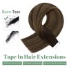 SEGO Tape In Hair Extensions Human Hair 20pcs 50g/pack Tape in Remy Human Hair Extensions Hair Extensions Straight Seamless For Women 14/16/18/20/22 Inches