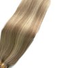 Clip in Hair Extensions, Golden Blonde with Light Blonde Highlights Remy Hair Extensions Clip in Real Human Hair 7 Pcs 70G Clip in Extensions 18 Inch Double Wefts Hair Clip ins for Fine Hair Women