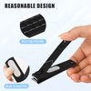JAZZZNAP Nail Clippers Set for Men and Women, Ultra Sharp Fingernail Clipper and Toenail Clipper with Curved Blade Edge, Black