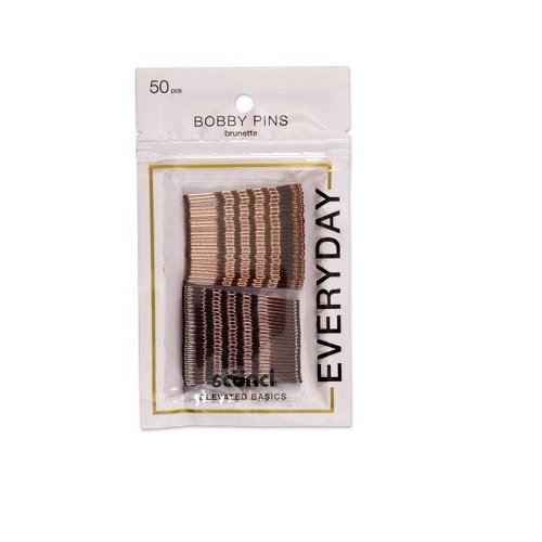 Scunci Bobby Pins Brunette - 50pk Brown