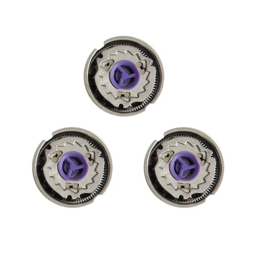 Set of 3 Shaving Heads for Phillips Norelco HQ56 HQ4 HS190 Replacement Electric Shaving Head Razor Blades for HQ6970 HQ442 HQ300 HQ916 HQ6990 PQ202 PQ205 - Happy Hours