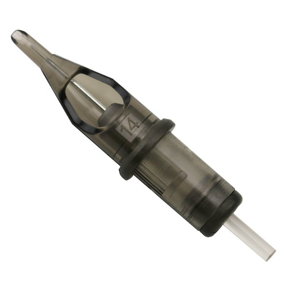 Needlehouse Professional Disposable #12(0.35mm)(14RS) Tattoo Needles Cartridges Round Shader 20pcs (1214RS)