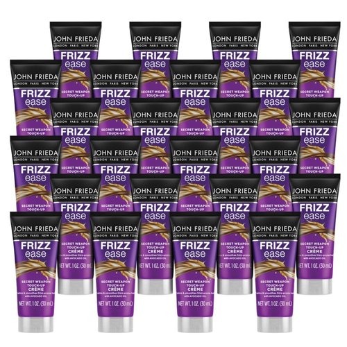 John Frieda Frizz Ease Secret Weapon Touch-Up Crème, Anti-Frizz Styling Cream, Helps to Calm and Smooth Frizz-prone Hair, 1 Oz Bottle (Pack of 24)