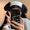 Miroksh Kawaii Dog Ears Face Wash Headband with Matching Spa Wristbands Cuff Hair Scrunchy for Women Girls Makeup Beauty Skincare Headwrap Kids Cute Cartoon Costume Accessory