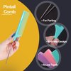 Goodofferplace 3 PCS Rat Tail Combs Parting Rattail Combs Teasing Fine Tooth Comb with Metal Pick for Curly Hair,Detangling Combs for Women,Parting Combs for Braiding,Styling Hair(Pink Purple Green)
