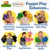 Living Puppets - Mugs The 12-Inch Purple Friendly Monster, Plush Hand Puppet for Boys and Girls
