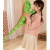 Xshelley Realistic Green Lizard Stuffed Animal Toys, Chameleon Dolls, Reptile Soft Toys Maned Lizards, Wildlife Toys Gifts for Kids (26.5 inches)