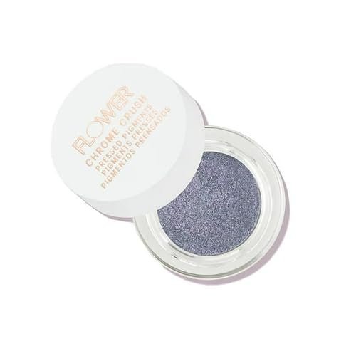 FLOWER BEAUTY By Drew Barrymore Chrome Crush Eyeshadow - Gel Powder + Buildable Formula - Shimmer + Glitter - Eyeshadow Topper (Prism)