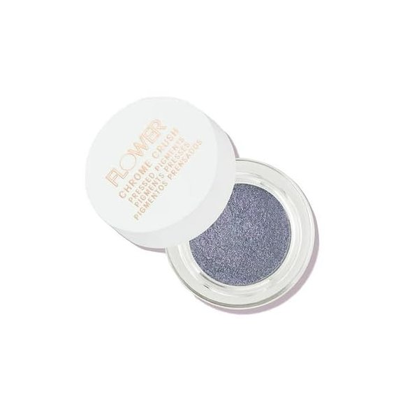 FLOWER BEAUTY By Drew Barrymore Chrome Crush Eyeshadow - Gel Powder + Buildable Formula - Shimmer + Glitter - Eyeshadow Topper (Prism)