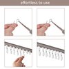 Metal Curtain Track Hooks S Shaped Small Curtain Hooks Metal Drape Wire Hooks for Ceiling Curtain Drape Track