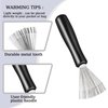 2Pcs Hair Brush Cleaner Comb Cleaning Brush Comb Cleaner Hair Brush Cleaning Tool Mini Hair Brush Remover for Removing Hair Dust Home and Salon Use