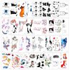 PHOGARY 90 Pieces 34 Sheets Cat Pets Theme Temporary Tattoos Kitty/Dog/Fox/Rabbit Patterned Body Art Waterproof Tattoos for Kids