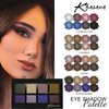 Highly Pigmented Eyeshadow Palette, Eye Makeup Shimmer & Matte Shades, Long Wear Blendable Formula #4 Extravaganza