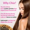 LATINOIL Chia Curls BB Cream Natural Product for Curly Hair Care Treatment - Leave-In Defining Deep Conditioner Detangler Moisturizer Creme for Curly Textured Bouncy Bangs Dreads Big Salon Size 33 Oz