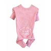 Sweet Dreams Thermal Cotton Pajamas for Dogs by Doggie Design (L (19"-21" girth; 16"-19" neck), Pink)